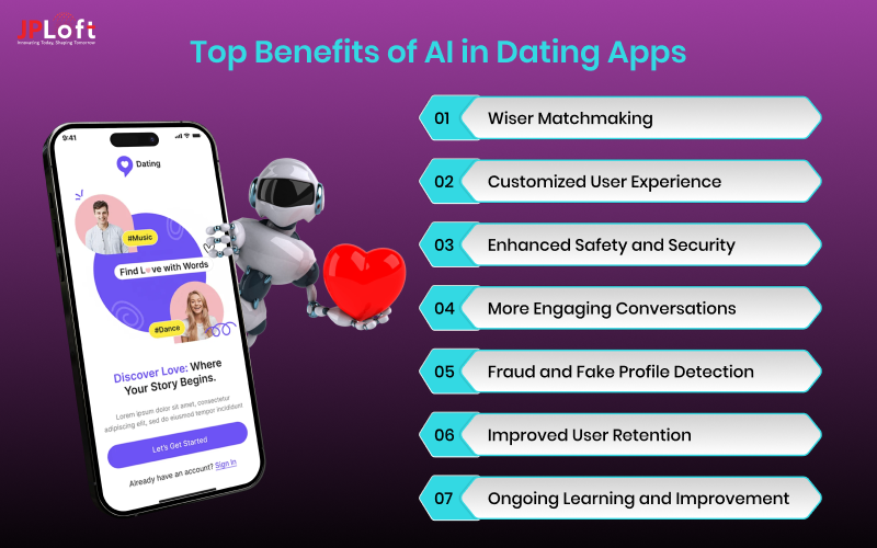 Top Benefits of AI in Dating Apps